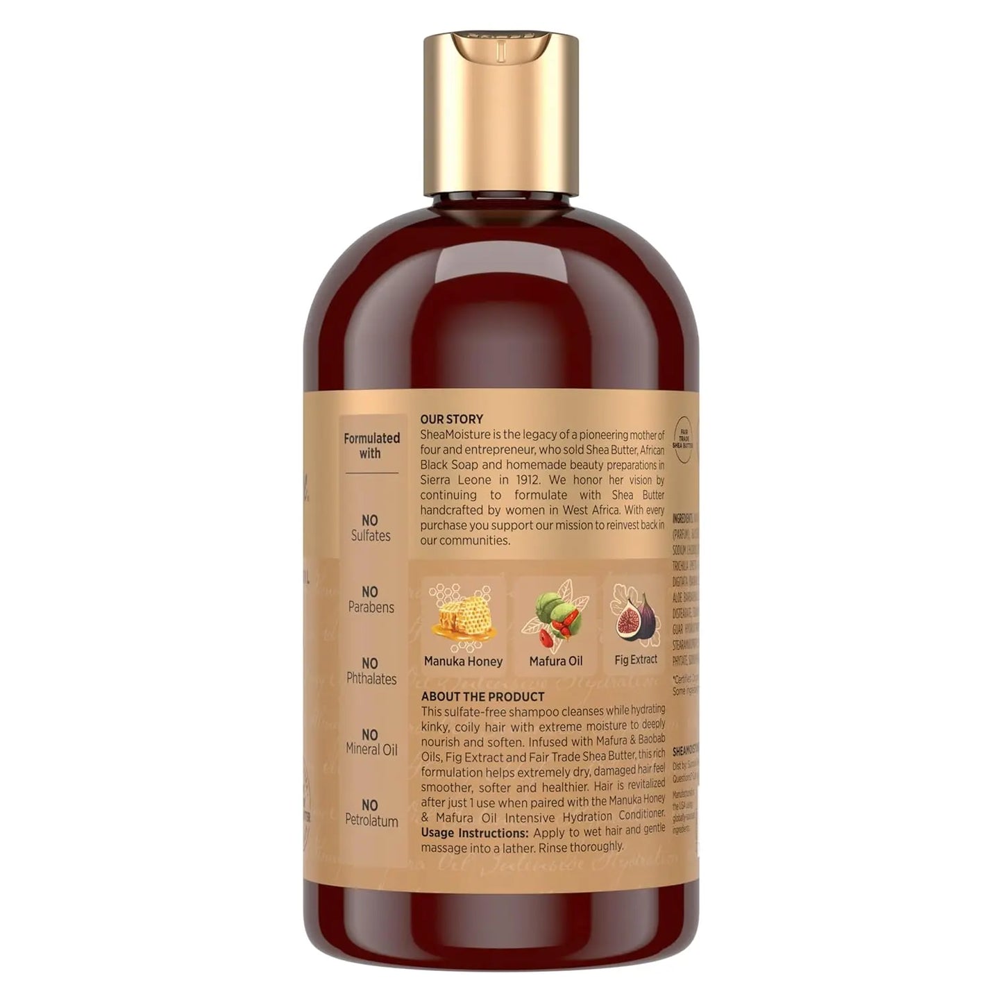 Shea Moisture Manuka Honey and Mafura Oil Intensive Hydration Shampoo My Store