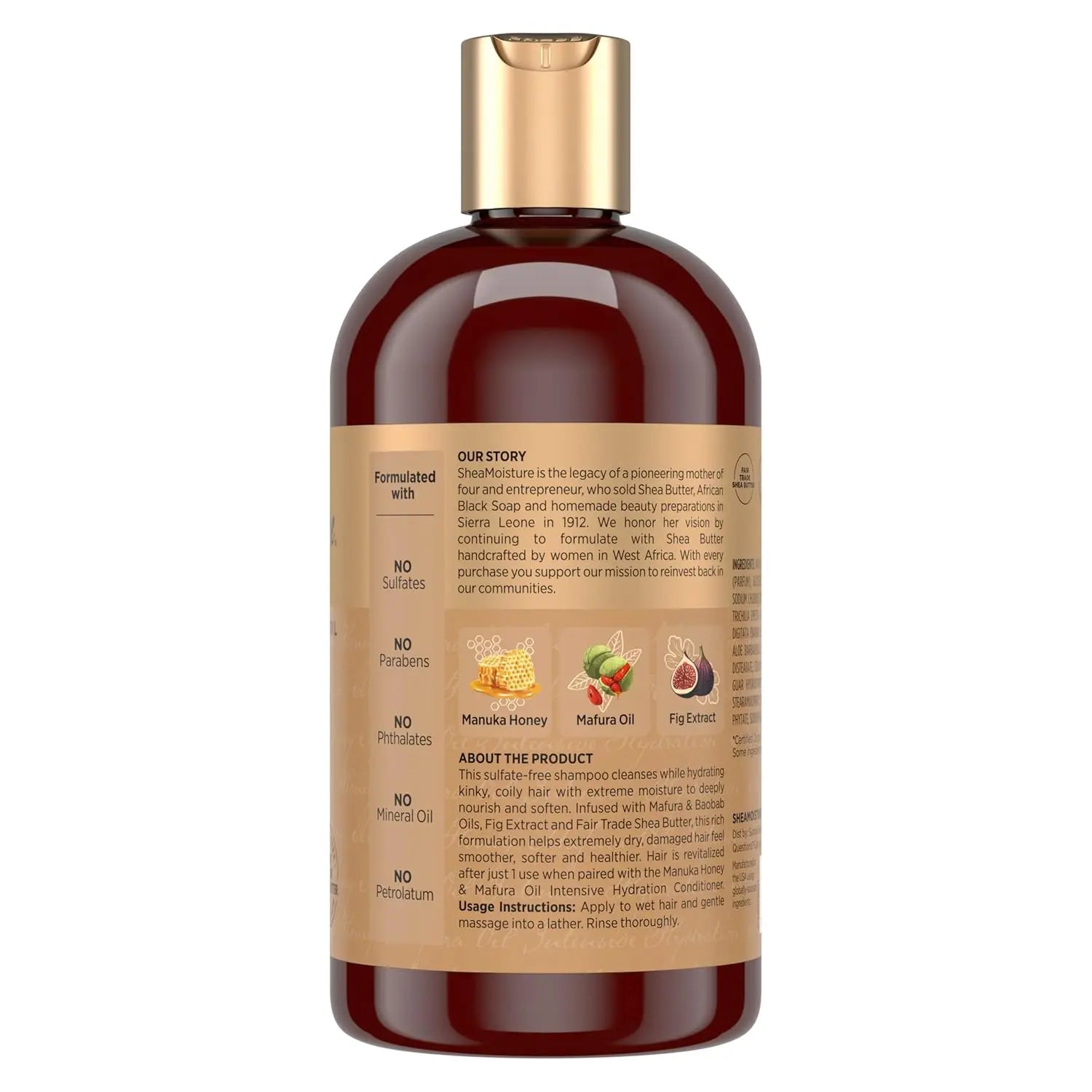 Shea Moisture Manuka Honey and Mafura Oil Intensive Hydration Shampoo My Store