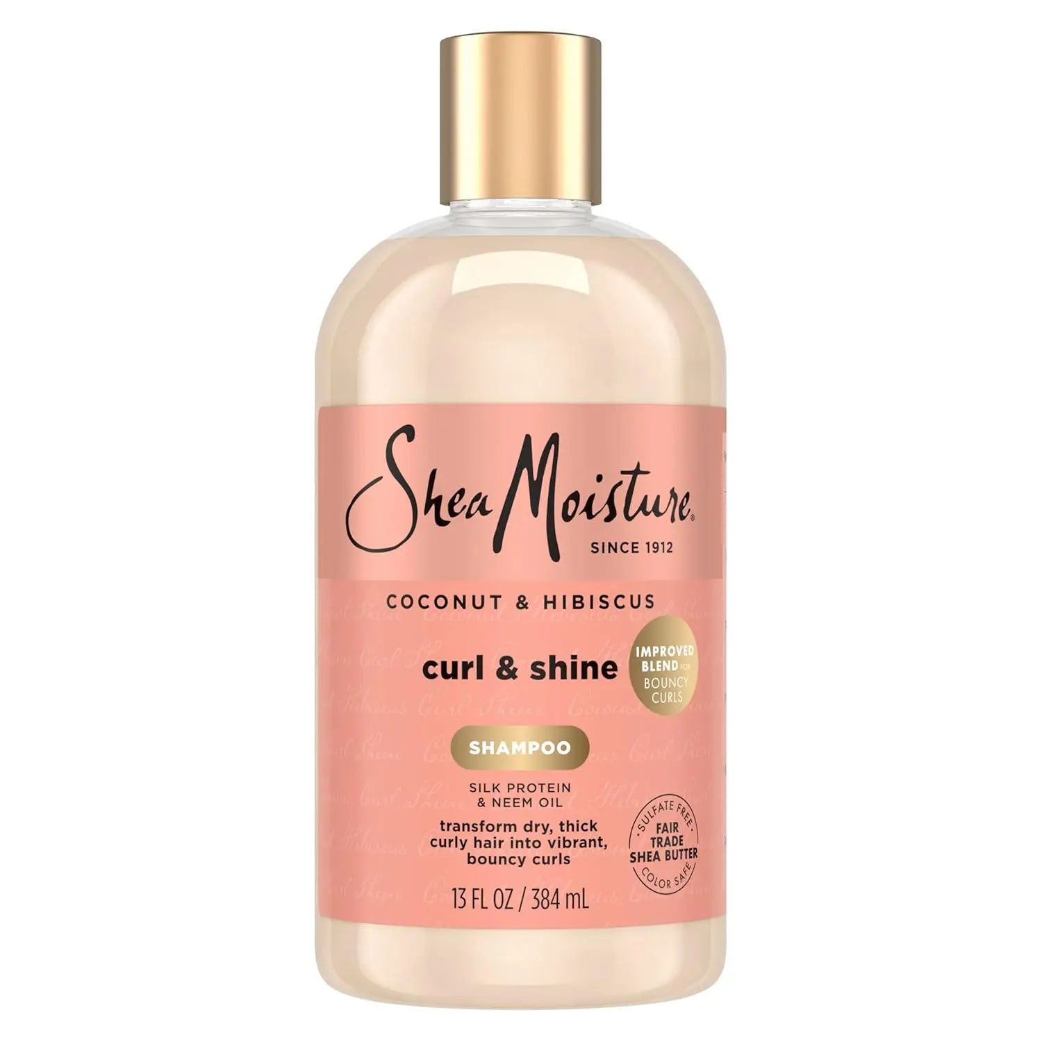 Shea Moisture Coconut and Hibiscus Curl & Shine Hair Shampoo My Store