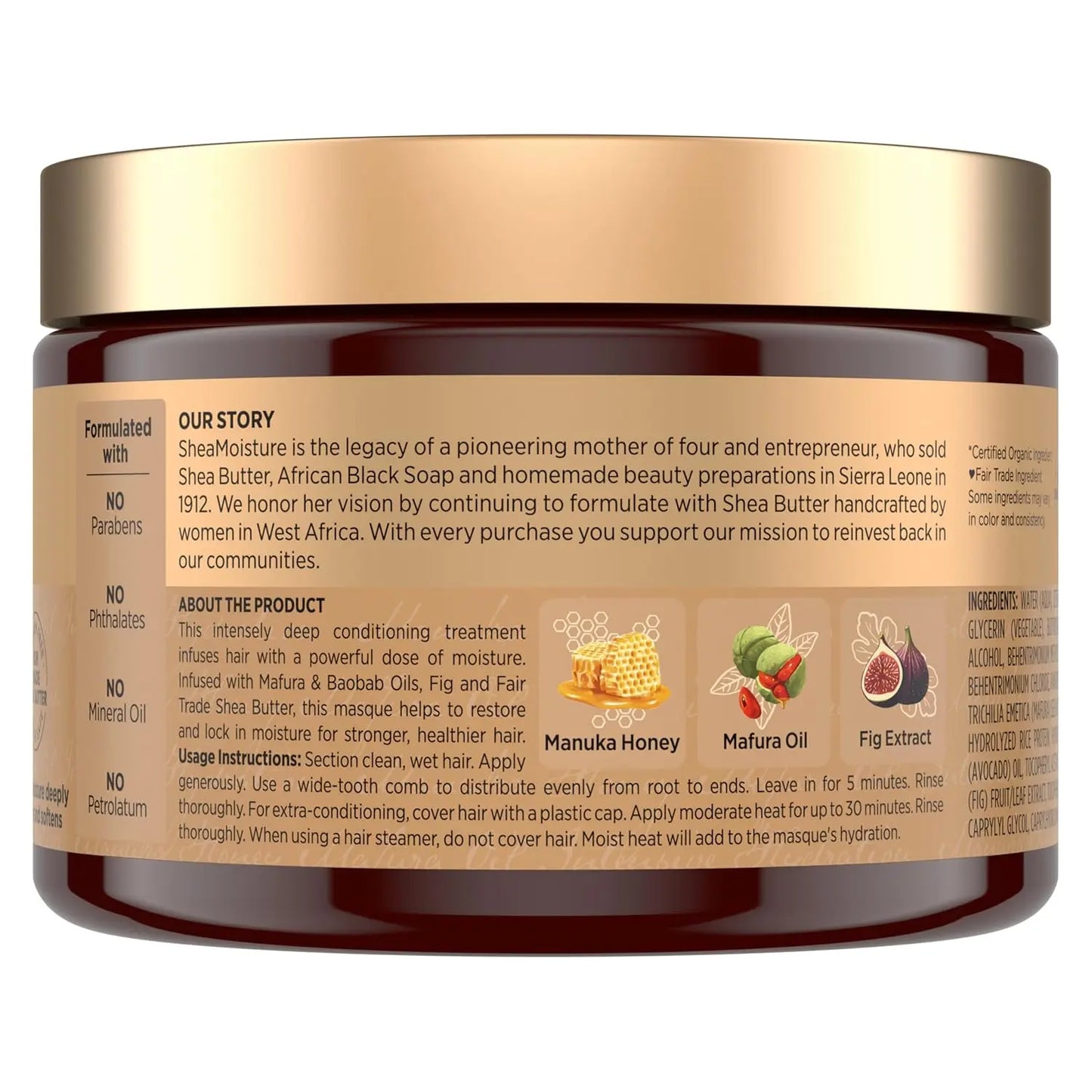 Shea Moisture Manuka Honey and Mafura Oil Intensive Hydration Masque My Store