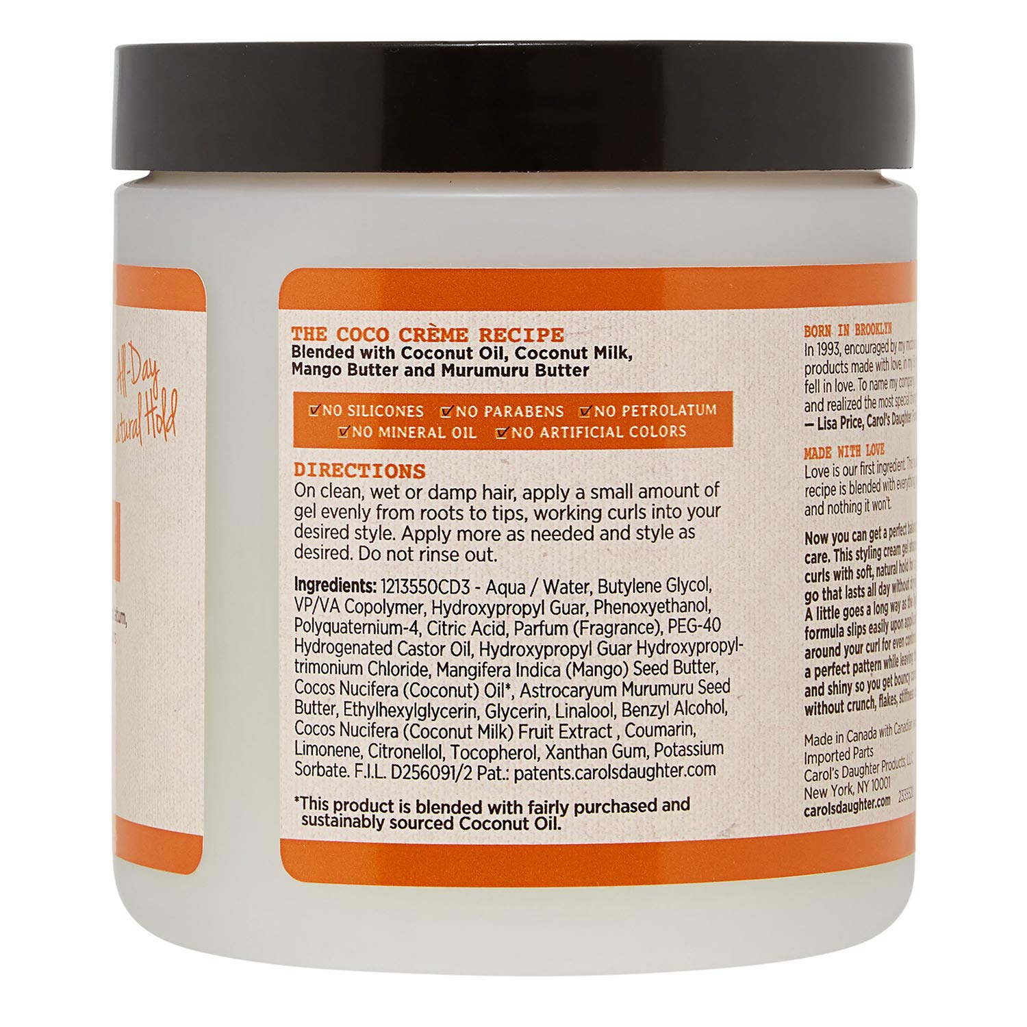 Carol’s Daughter Coco Crème Curl Shaping Cream Gel My Store